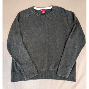 Levi's Sweater Men's Large L Crew Neck Pullover Sweatshirt Green